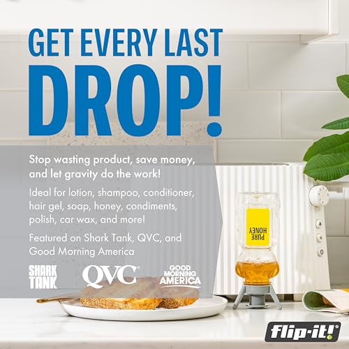Flip-It! 2-Pack Premium Bottle Emptying Kit – No more wasted - Product Imagery