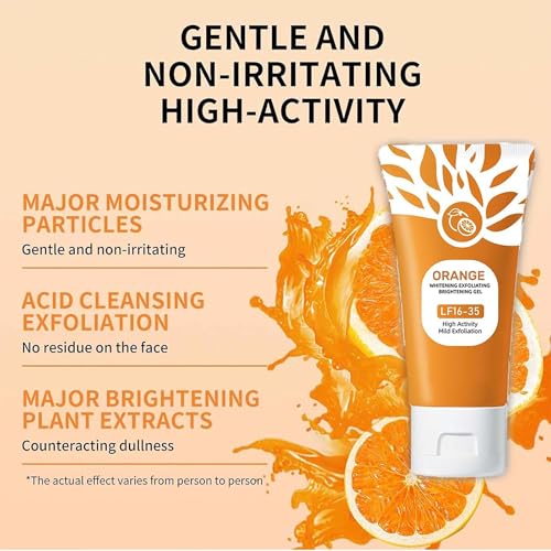 Orange Exfoliating Gel Scrub for Face & Body - Gentle Orange - Product Imagery