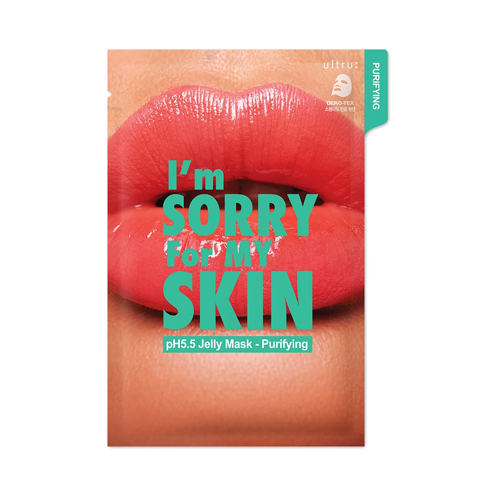 I'M SORRY FOR MY SKIN pH5.5 Jelly Face Mask Skin Care Set, Korean Skin Care Hydrating Masks, Self Care Items Beauty Gifts for Women, Pack of 10 (Before & After the Party Facial Mask) - I'M SORRY FOR MY SKIN Official Product View 7