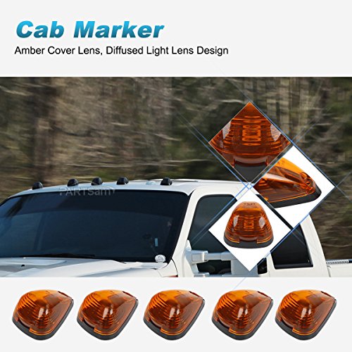 Partsam Red/White LED Third Brake Light and Cargo Lamp with 5X - Product Imagery