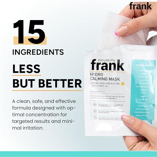 Hydro Calming Sheet Mask Korean Skincare for Hydration & - Product Imagery