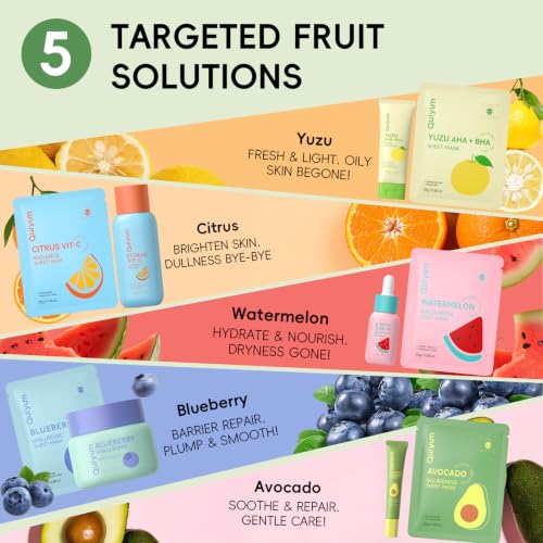 Fruit Skin Care Sets, Beauty Routine Skincare Gifts for Women 10 - Product Imagery
