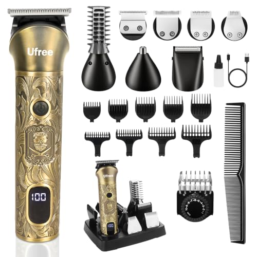 Ufree Professional Beard Trimmer for Men, Electric Shaver Razor, - Product Imagery
