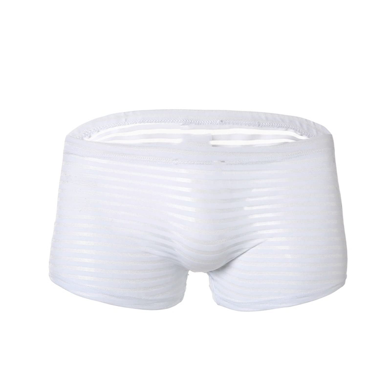 Mesh Underwear for Men Striped Breathable Quick Dry Boxer Briefs Mens - View 4