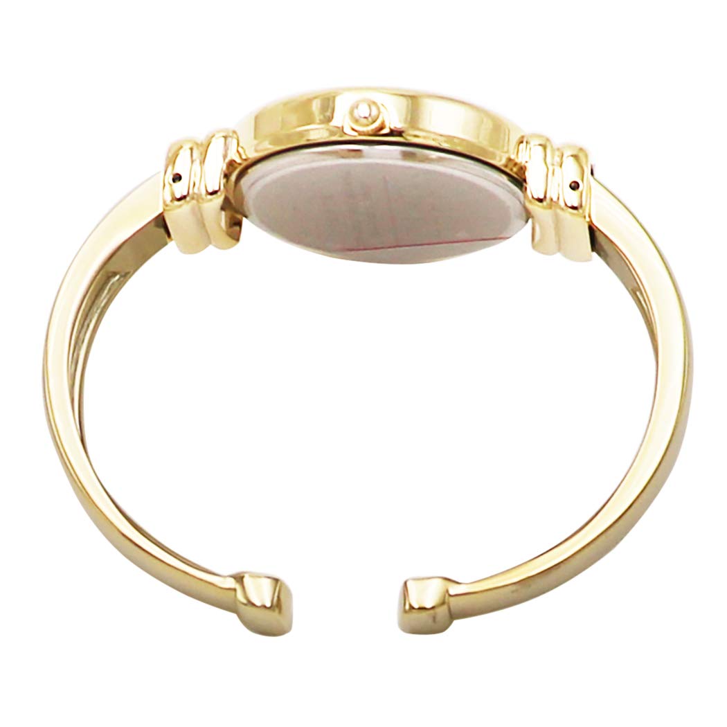 Rosemarie Collections Women s Mother of Pearl Metal Cuff - Rosemarie Collections Official Imagery - 4