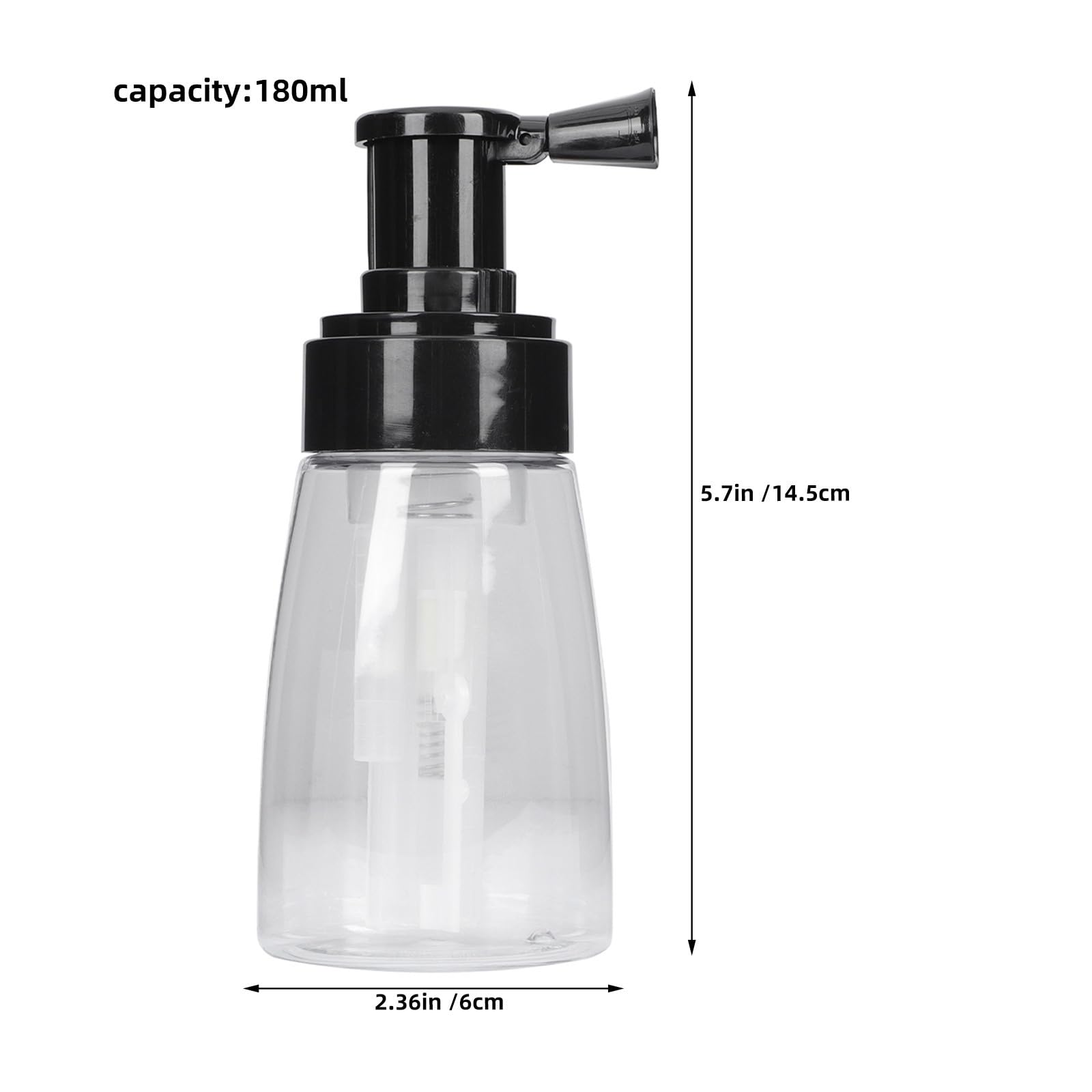Two Yardwe 180ml refillable plastic spray bottles with spray nozzles for gardening or household use.