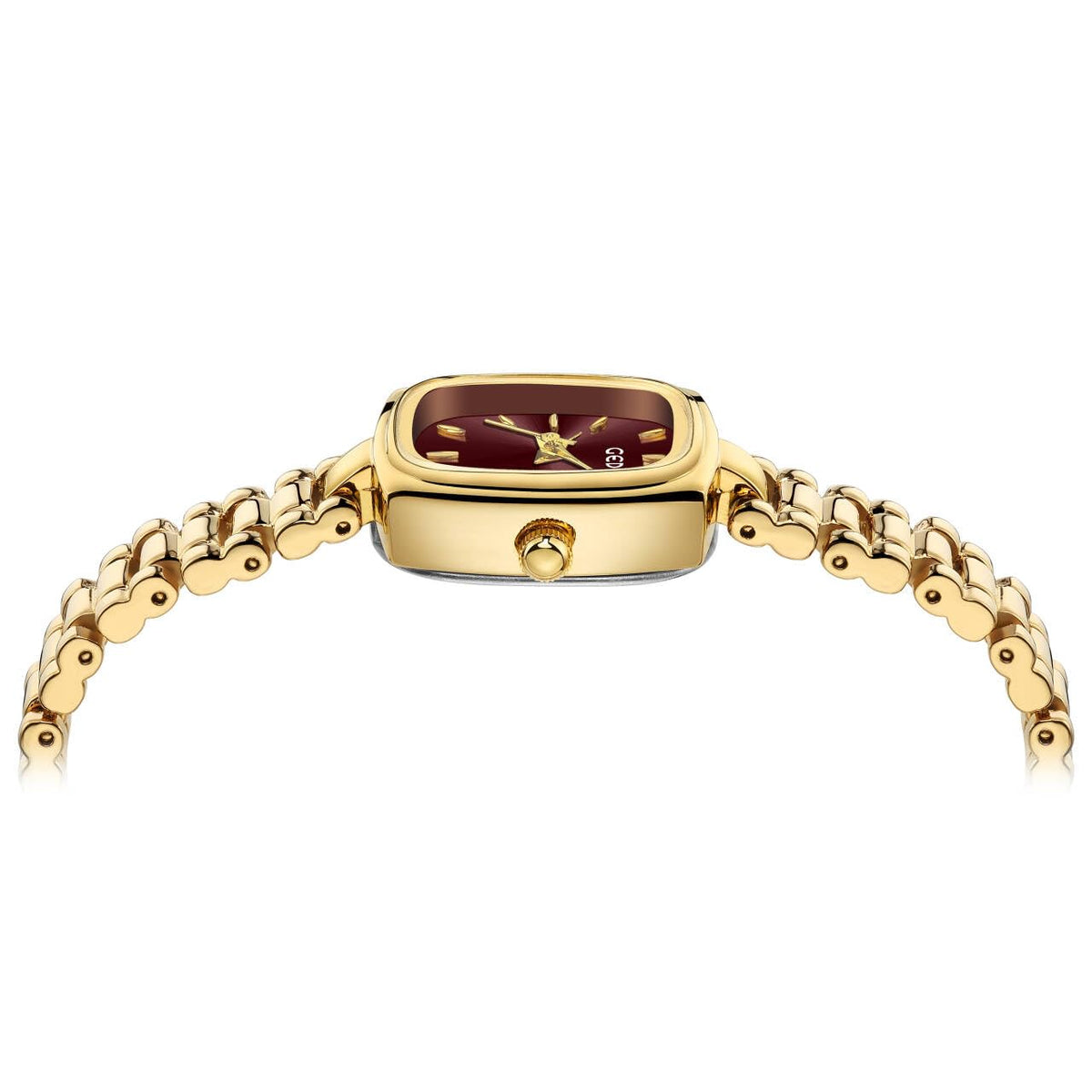 FORSINING Square Small Gold Watches for Women Ladies Quartz - FORSINING Official Imagery - 3