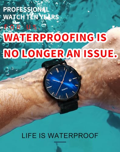 BESTKANG Men's Fashion Minimalist Wrist Watch Waterproof Simple - Product Imagery