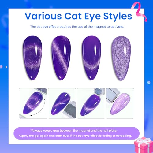 Beetles Cat Eye Gel Nail Polish Set, 20 Colors Fall Cat Eye Gel - Product Imagery