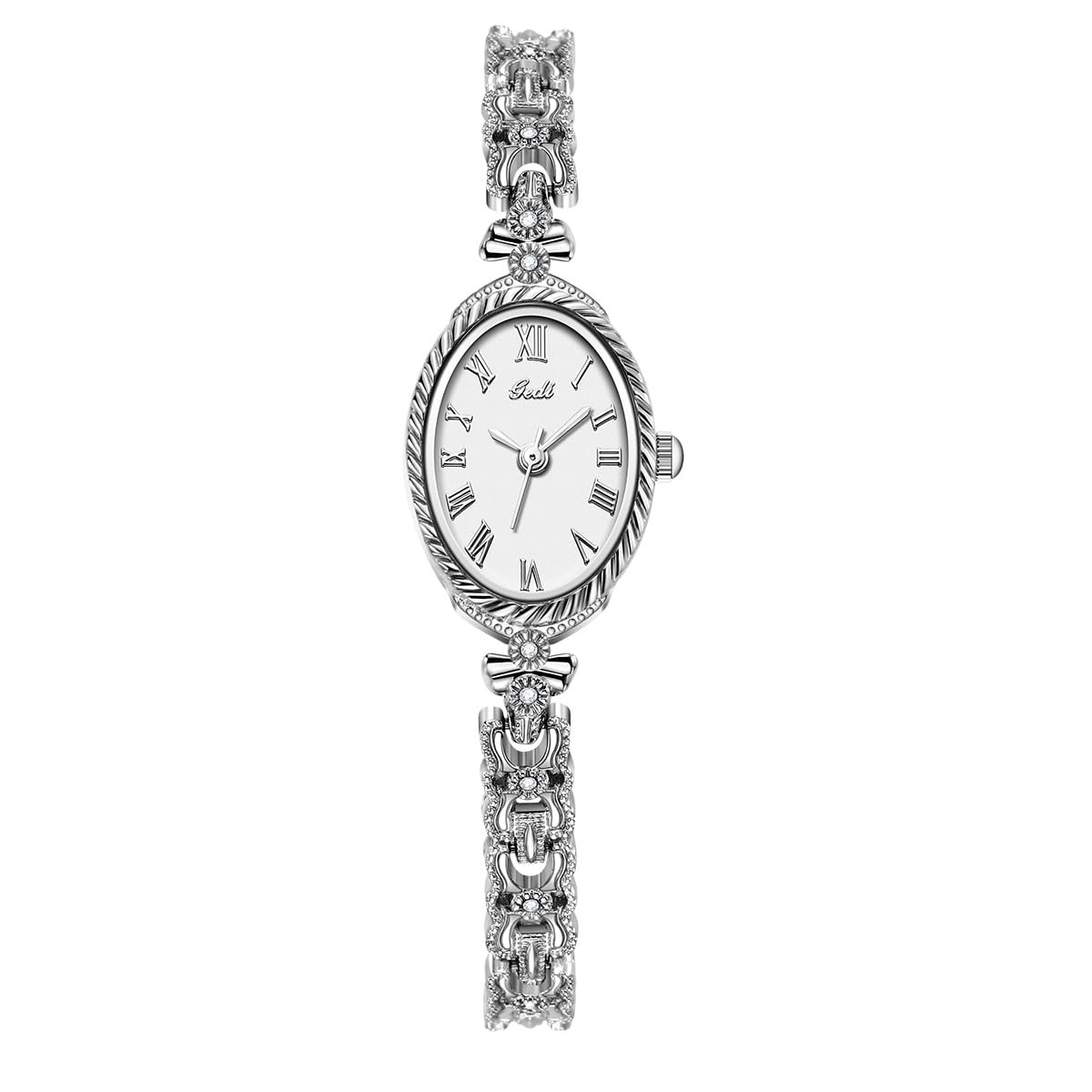 Fashion Vintage Gold Oval Quartz Watches for Women - CARLIEN Official Imagery - 1