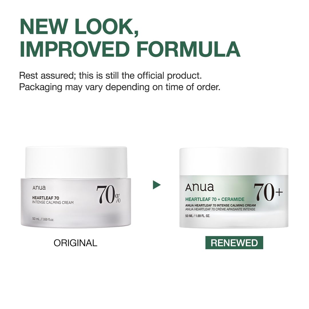 Anua Heartleaf 70 Intense Calming Cream with Ceramide, 1.69 fl.oz - ANUA Official Product View 3