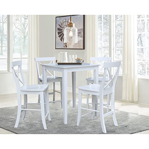 International Concepts Solid Wood Top Counter Height Dining - Product Imagery
