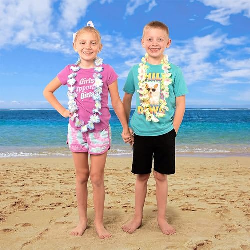 Joyin Toy 36 Counts Hawaiian Leis Bulk, Tropical Flower Lei - Product Imagery