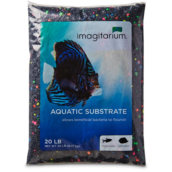imagitarium by Petco Aquarium Gravel Substrate Black Lagoon - imagitarium Official Imagery - 1