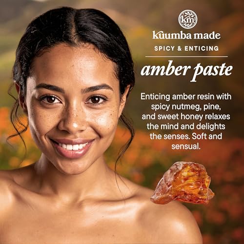 Kuumba Made Amber Paste Fragrance Oil, Long-Lasting Scented Oil - Product Imagery