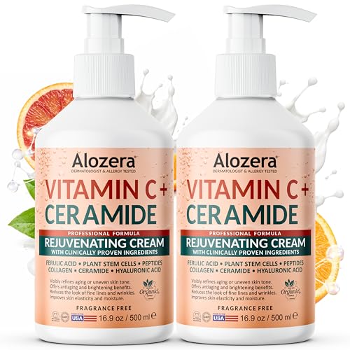 Rejuvenating Brightening Body Lotion Vitamin C Ceramides 16 - Alozera Official Imagery - 1