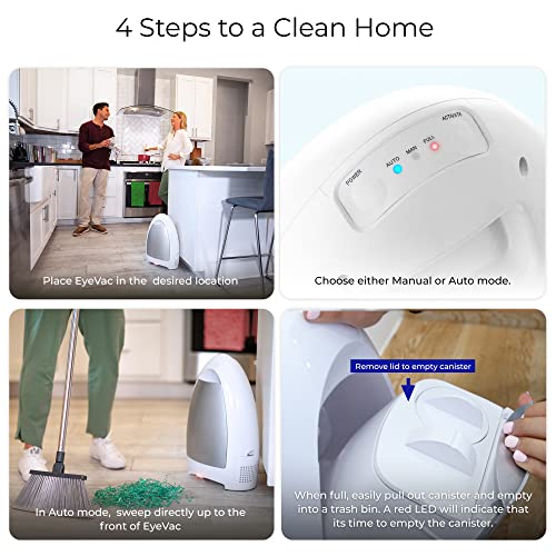 EyeVac Home Touchless Vacuum Automatic Dustpan - Great for - Product Imagery