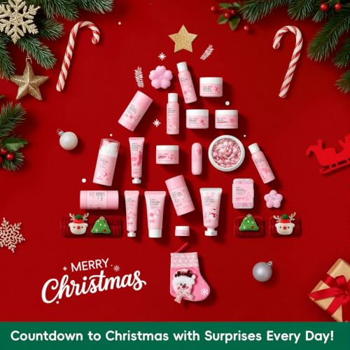 LAIKOU Japan Sakura Beauty Advent Calendar 2025, Christmas Gifts - Product Imagery