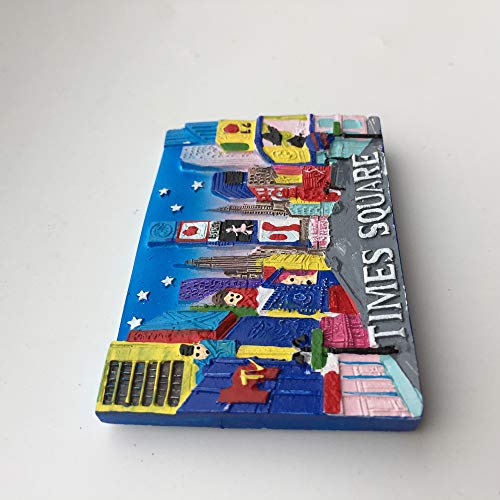 New York Time Square USA 3D Refrigerator Magnet Resin Travel - Product Imagery