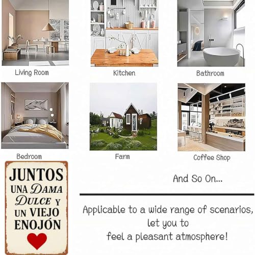 8x12 Inch Aluminum Metal Sign, Vintage Retro Print Together A - Product Imagery