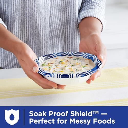 Dixie Ultra Large Paper Bowls 20oz, 25 CT - Product Imagery