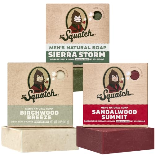 Dr Squatch Natural Men s Bar Soap Body Soap Bar - Dr. Squatch Official Imagery - 1