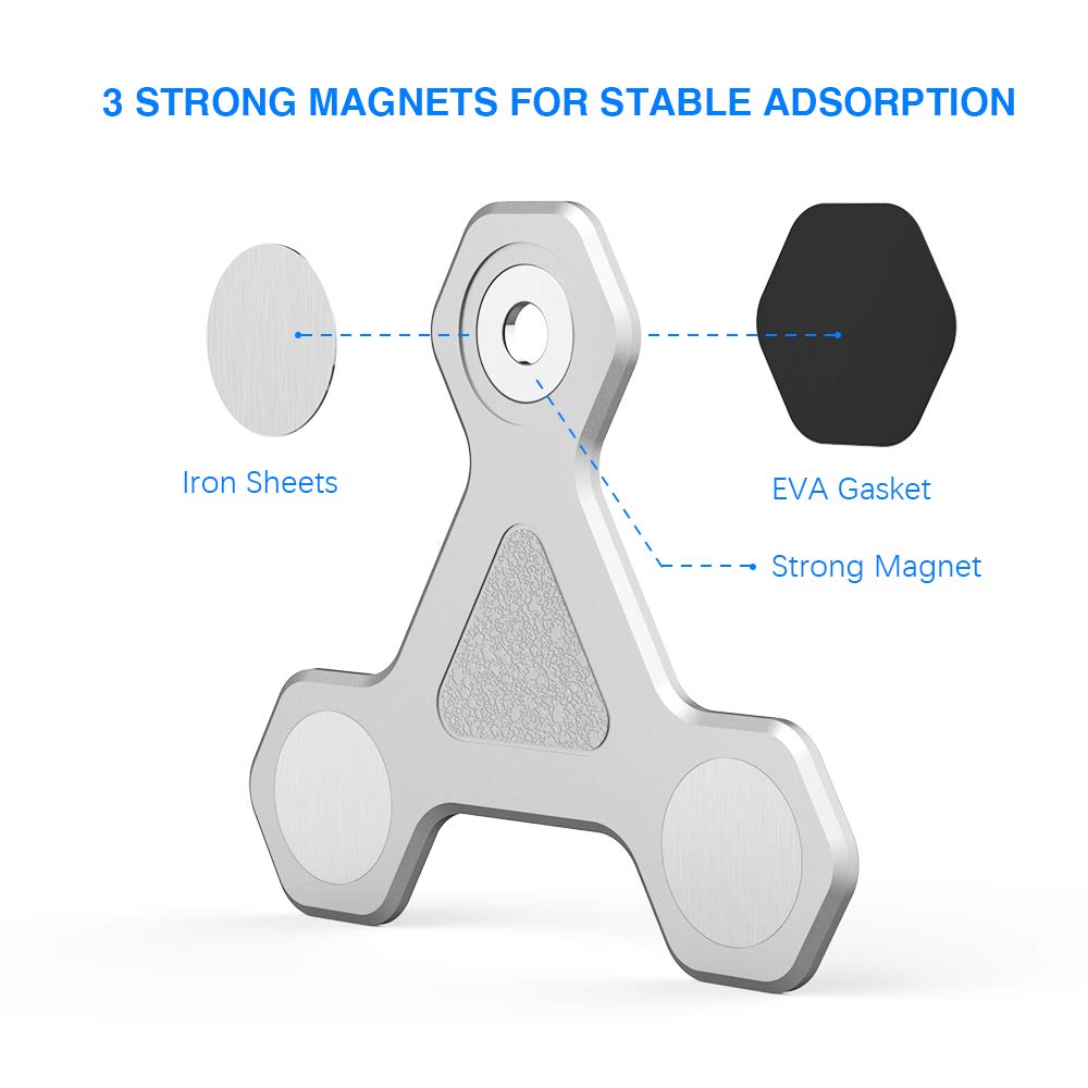 xcivi Magnetic Screen Side Phone Mount for Laptop & Monitor Screen Setup