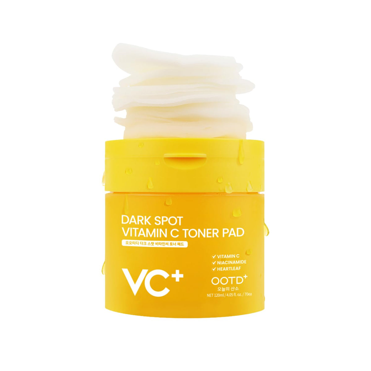 OOTD Vitamin C Toner Pads with Niacinamide 70 Pads - #OOTD Official Imagery - 2