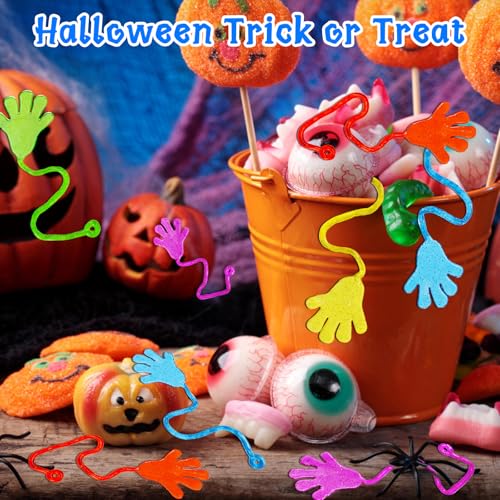 100PCS Sticky Hands Bulk Party Favors for Kids 4-8 8-12 - Product Imagery