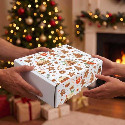 Ucanpack Gingerbread Holiday Collection Print Corrugated Mailer - Product Imagery