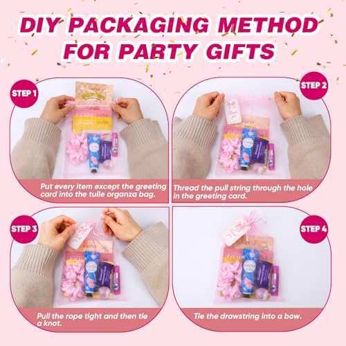 100 PCS Bulk Gifts for Women, Spa Party Favors for Girls with - Product Imagery