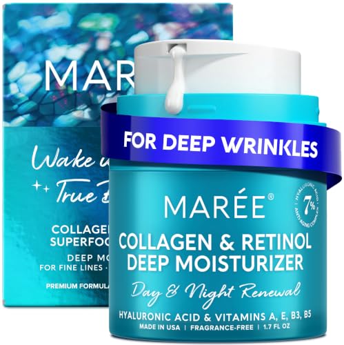 MAREE Face Moisturizer Retinol Cream for Face – Daily Wrinkle - Product Imagery
