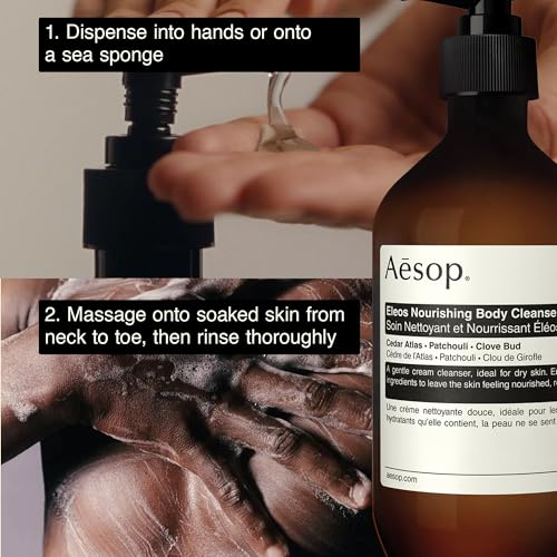 Aesop Eleos Nourishing Body Cleanser | Moisturizing Body Wash - Product Imagery