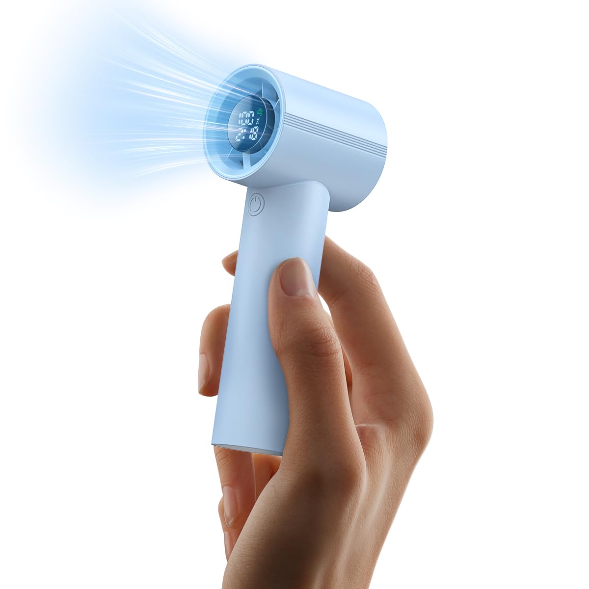 Kimguard Handheld Portable Turbo Fan with Ice Cooler, Speed   5500mAh - View 8