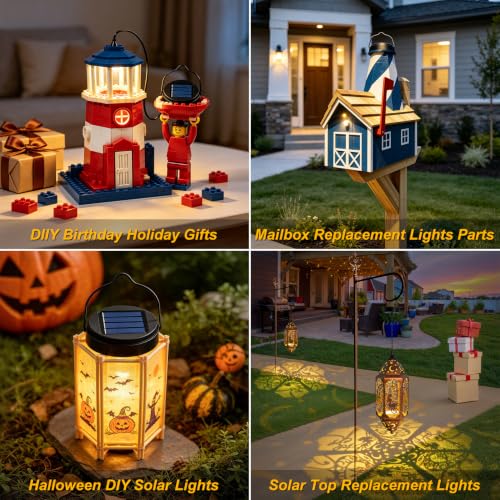AA 600Mah Solar Light Replacement Top Parts for Solar Outdoor - Product Imagery