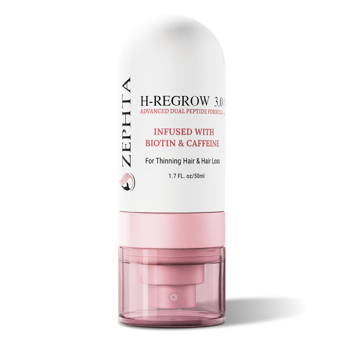 H Regrow Hair Growth Spray With Rice Water Biotin Aloe Vera - ZEPHTA Official Imagery - 2