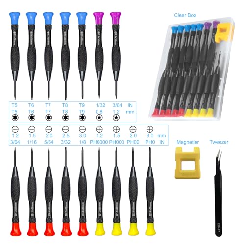18PCS Mini Precision Screwdriver Set With Case, Lengnoyp - Product Imagery