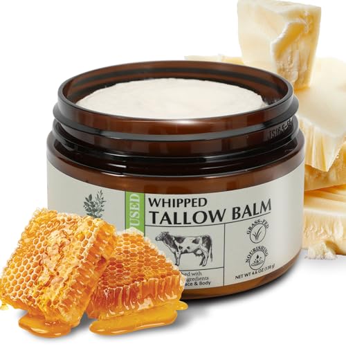Grass Fed Beef Tallow for Skin Unsalted Body Butter with Raw - Bff Beauty Garden Official Imagery - 1