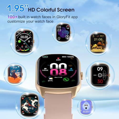 Smart Watch for Men Women, 1.95"HD Smartwatch (Dial/Answer - Product Imagery