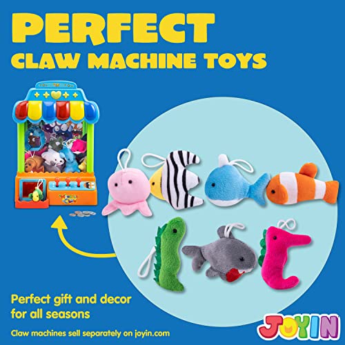 JOYIN 24 Pcs Mini Sea Animal Plush Toys (24 Units 2"-3"), - Product Imagery