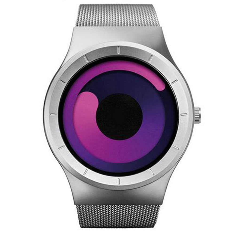 Unqiue Unisex Eddies Concept Aurora Watch Round Dial Analog - Product Imagery