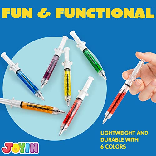 JOYIN 36pk Retractable- Syringe Pens Bulk Party Favors Fun Nurse - Product Imagery