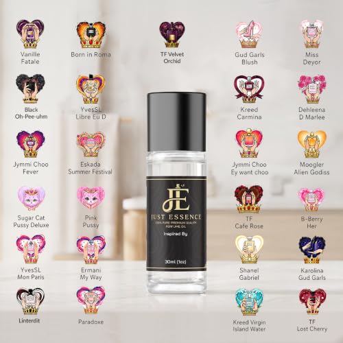 Just Essence Pink Pussy Fregrance Perfume Cologne Oil | Roll On - Product Imagery