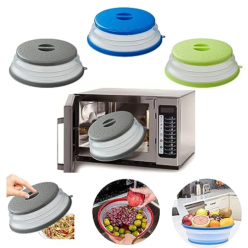 Microwave Splatter Cover Vented for Food, Splatter Guard & - Product Imagery
