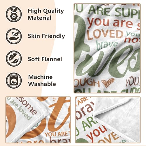 Super Soft Hug Blanket – Inspirational Get Well Soon Gift for - Product Imagery
