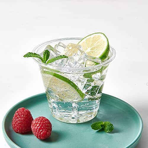300 Pack 9oz Clear Plastic Cups,Disposable Crystal Drinking - Product Imagery