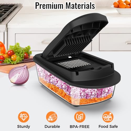 Ukeetap 12-Blade Cook Tool & Gadget Sets, Chopper Slicer Grater - Product Imagery