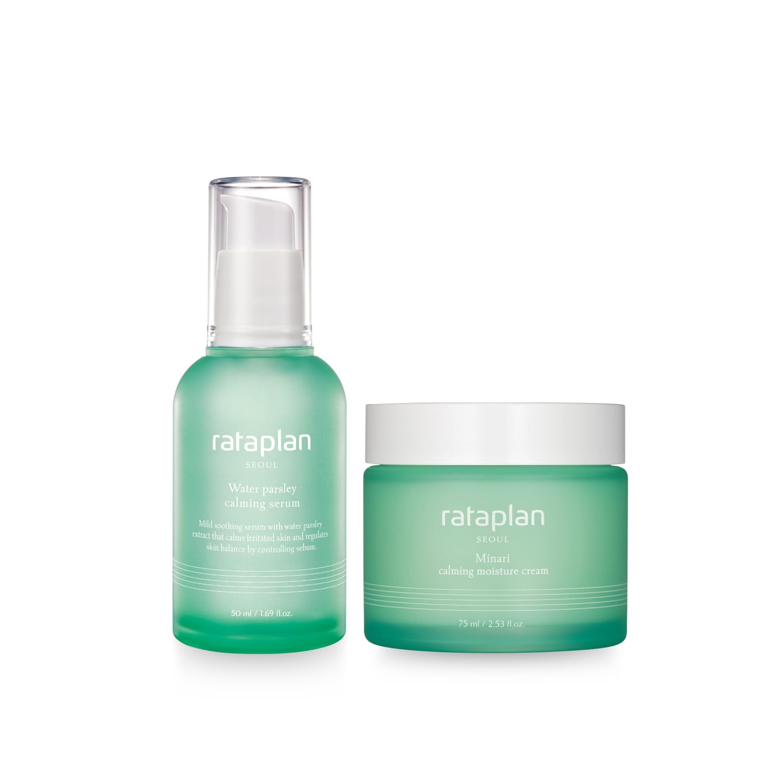 RATAPLAN Water Parsley Calming Serum &amp; Cream Duo Set - RATAPLAN