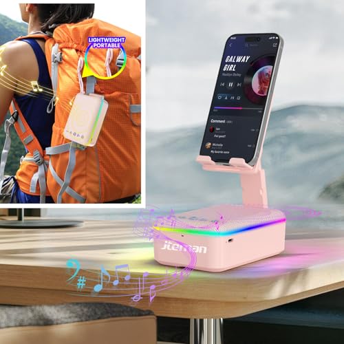 JTEMAN Gifts for Men Women,Cell Phone Stand with Bluetooth - Product Imagery