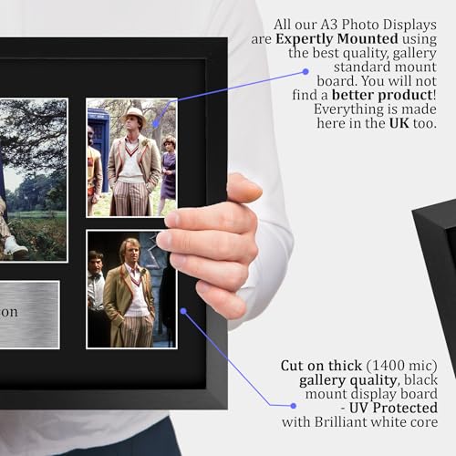 HWC Trading Peter Davison Doctor Who Gifts Printed Signed - Product Imagery